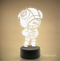 Lampada LED in plexiglass | NIGHT LIGHT | leon di brawl stars BELLINVETRO VR 168