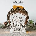 Sacra famiglia in legno con luci led BELLINVETRO VR 340