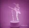 Lampada LED in plexiglass | NIGHT LIGHT | ballerina e fiori BELLINVETRO VR 375