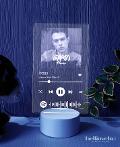 Lampada LED in plexiglass | NIGHT LIGHT | spotify music Irama BELLINVETRO VR 397