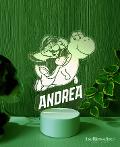 Lampada LED in plexiglass | NIGHT LIGHT | super mario BELLINVETRO VR 402