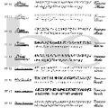 Scritte e nomi personalizzati in legno laccato o laminato su una riga BELLINVETRO VR 158