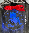 Palline di Natale in Plexiglass 5mm illuminate a LED RGB BELLINVETRO VR 1127