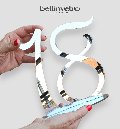 Numero in plexiglass specchiato | numero personalizzabile BELLINVETRO VR 436