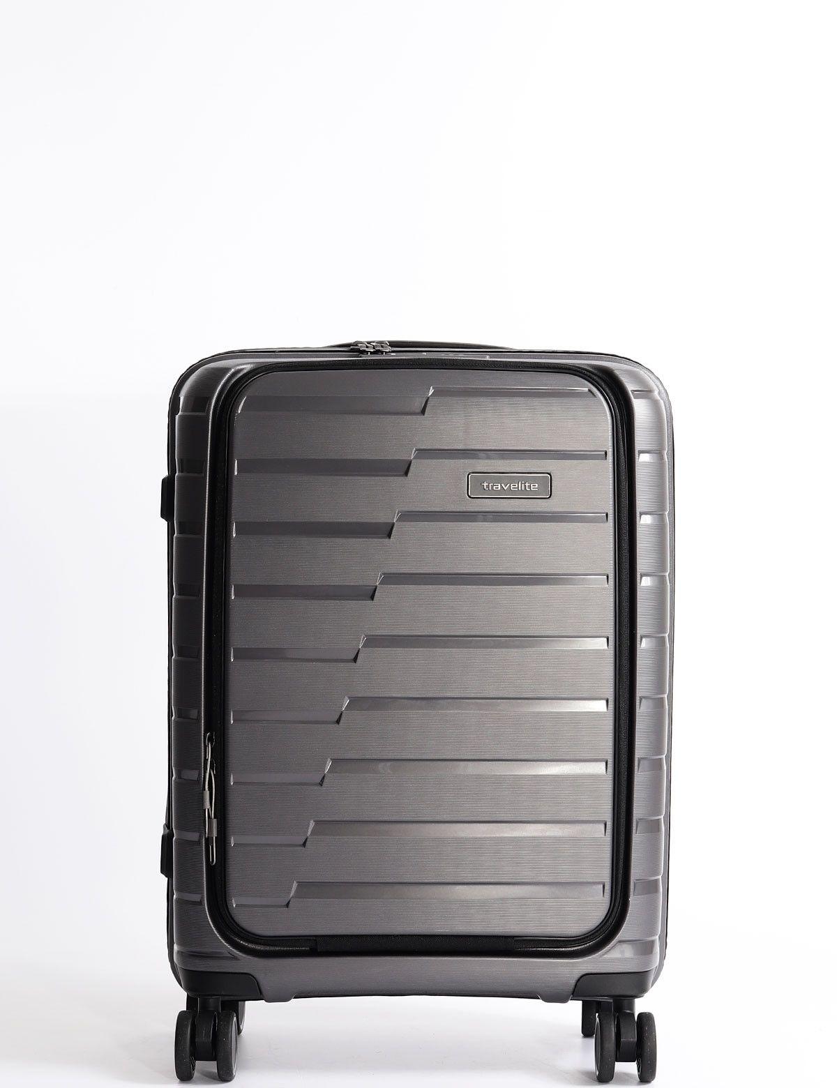 Trolley Cabina 4 Ruote business P/C in polipropilene 075346 TRAVELITE Linea AIR BASE