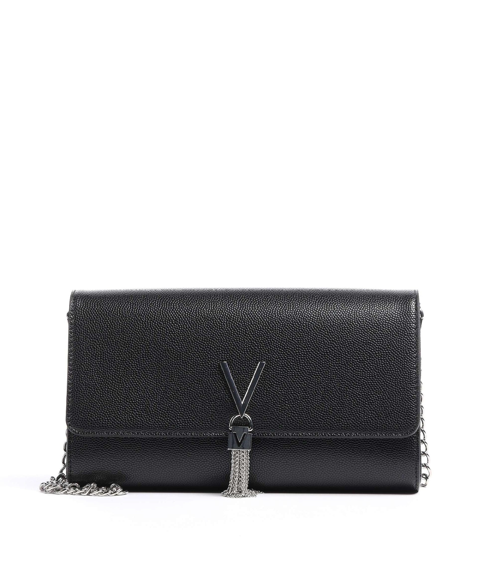 Pochette in grana metalizzata Linea Divina VBS1R401G VALENTINO