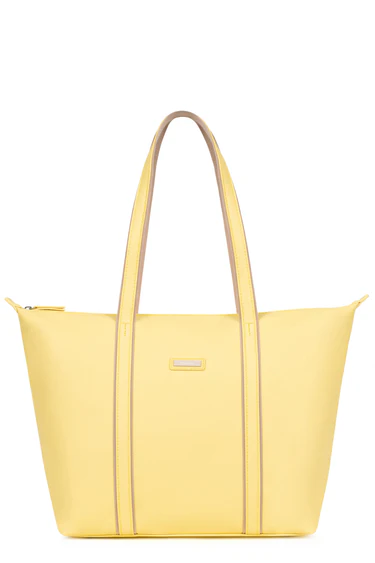 BORSA SHOPPER GIALLO  8120166 HEXAGONA LINEA TARA