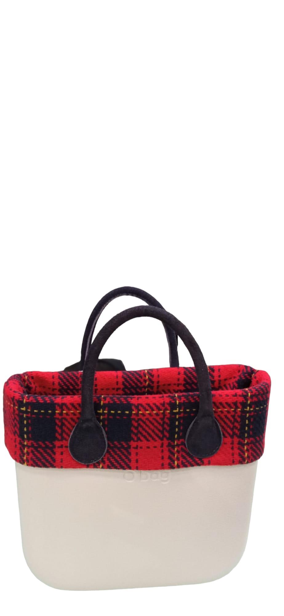 BORDO MINI TESSUTO TARTAN WALLACE Dimensione 40cm largh., 16cm alt. O Bag