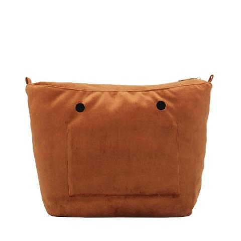 O bag .sacca interna microfibra Sacca interna O bag in tessuto microfibra con chiusura a zip O Bag
