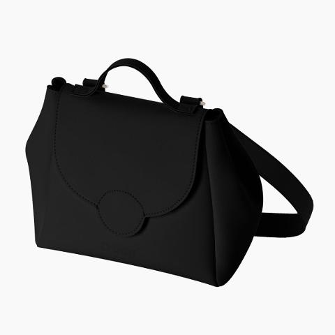 O bag polly mini Nera con tracolla O Bag  Dimensione	21,5cm lungh., 12,5cm spessore, 24cm altezza