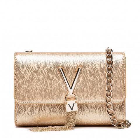 Borsa Pochette in grana  metalizzata  VBS1R403G VALENTINO DIVINA
