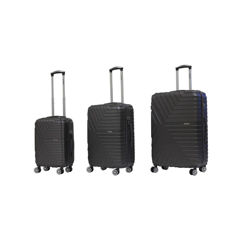 Set 3 Trolley/valigie in ABS, 4 ruote, Espandibile Linea Picasso RAVIZZONI