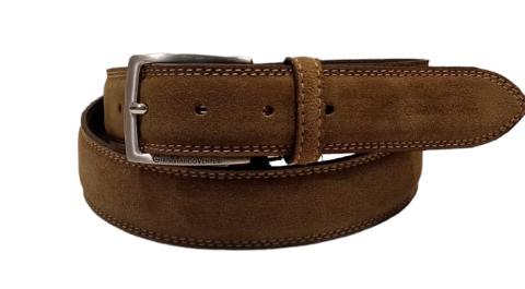 CINTURA CAMOSCIO UOMO LINEA CAMOSCIO GMV 1011-35 GIAN MARCO VENTURI
