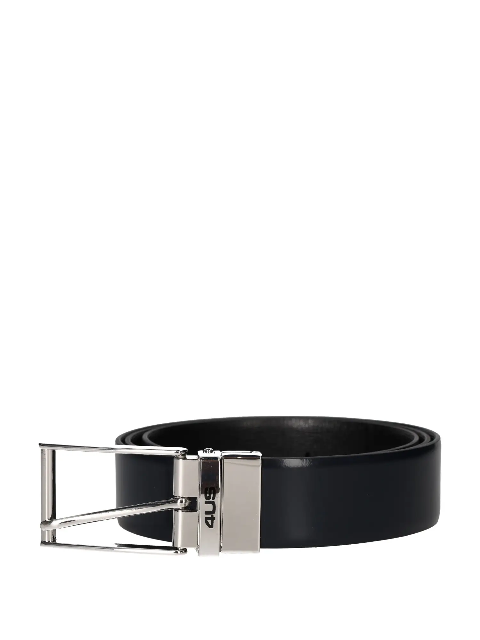 CINTURA UOMO PELLE DOUBLE NERO/BLU 4US PACIOTTI DOUBLE