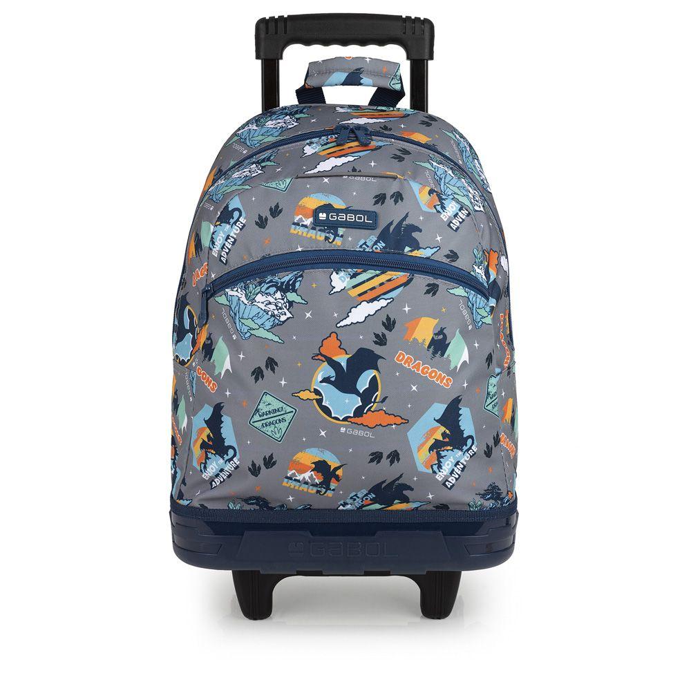 ZAINO CON RUOTE  KIDS Linea DRAGON GABOL