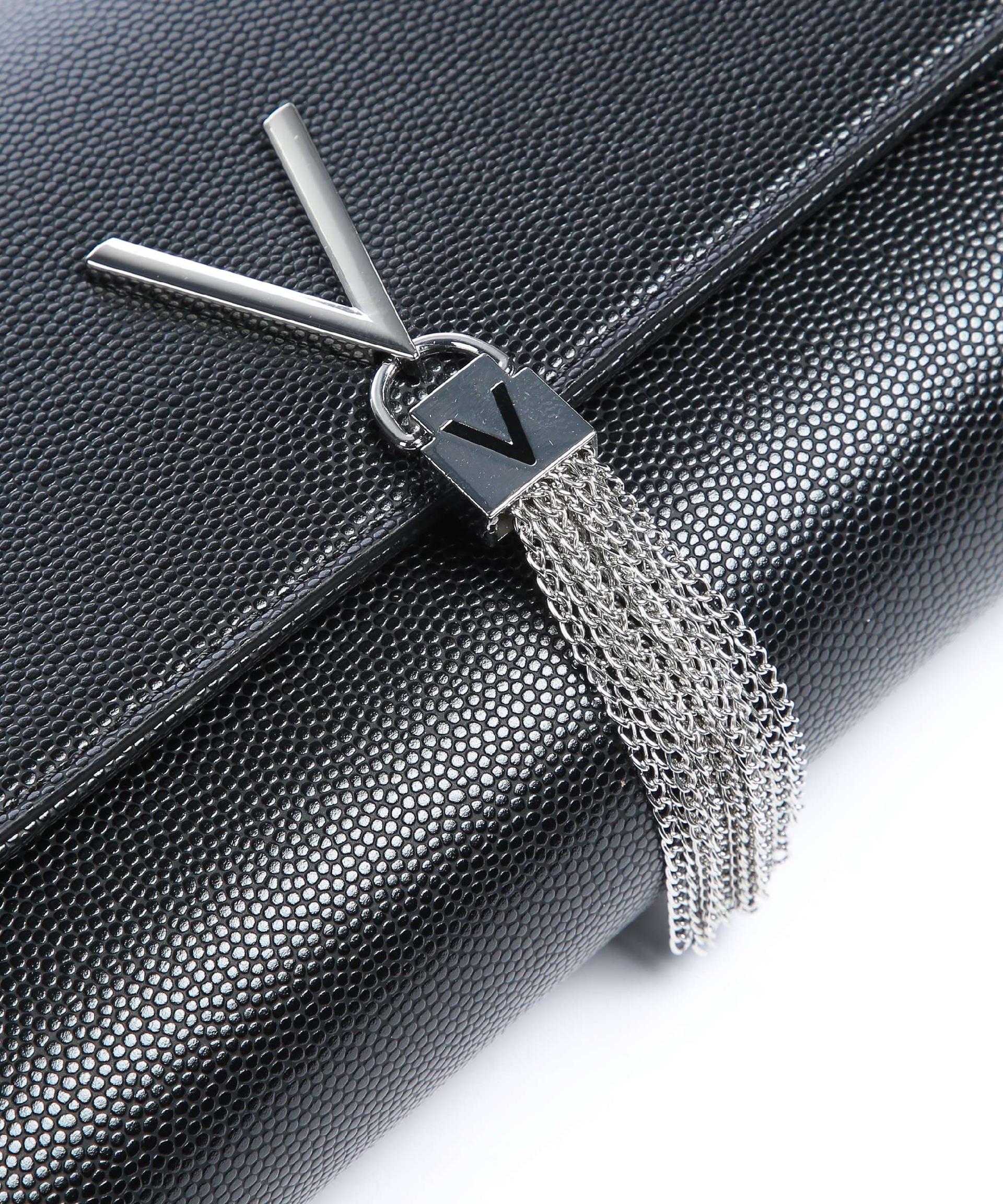 Pochette in grana metalizzata Linea Divina VBS1R401G VALENTINO