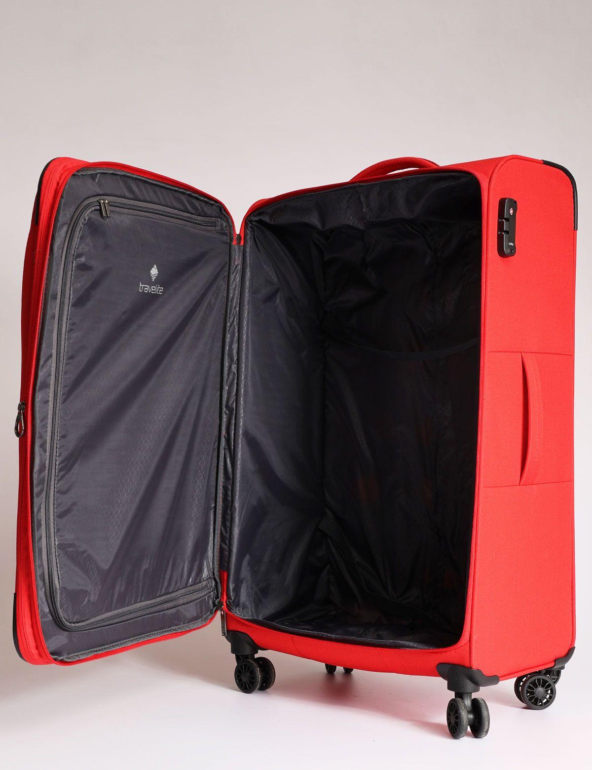 Set 3 trolley grande - medio - cabina 55/67/78 cm Rosso TRAVELITE Linea  CHIOS expandibile - Bagheria (Palermo)