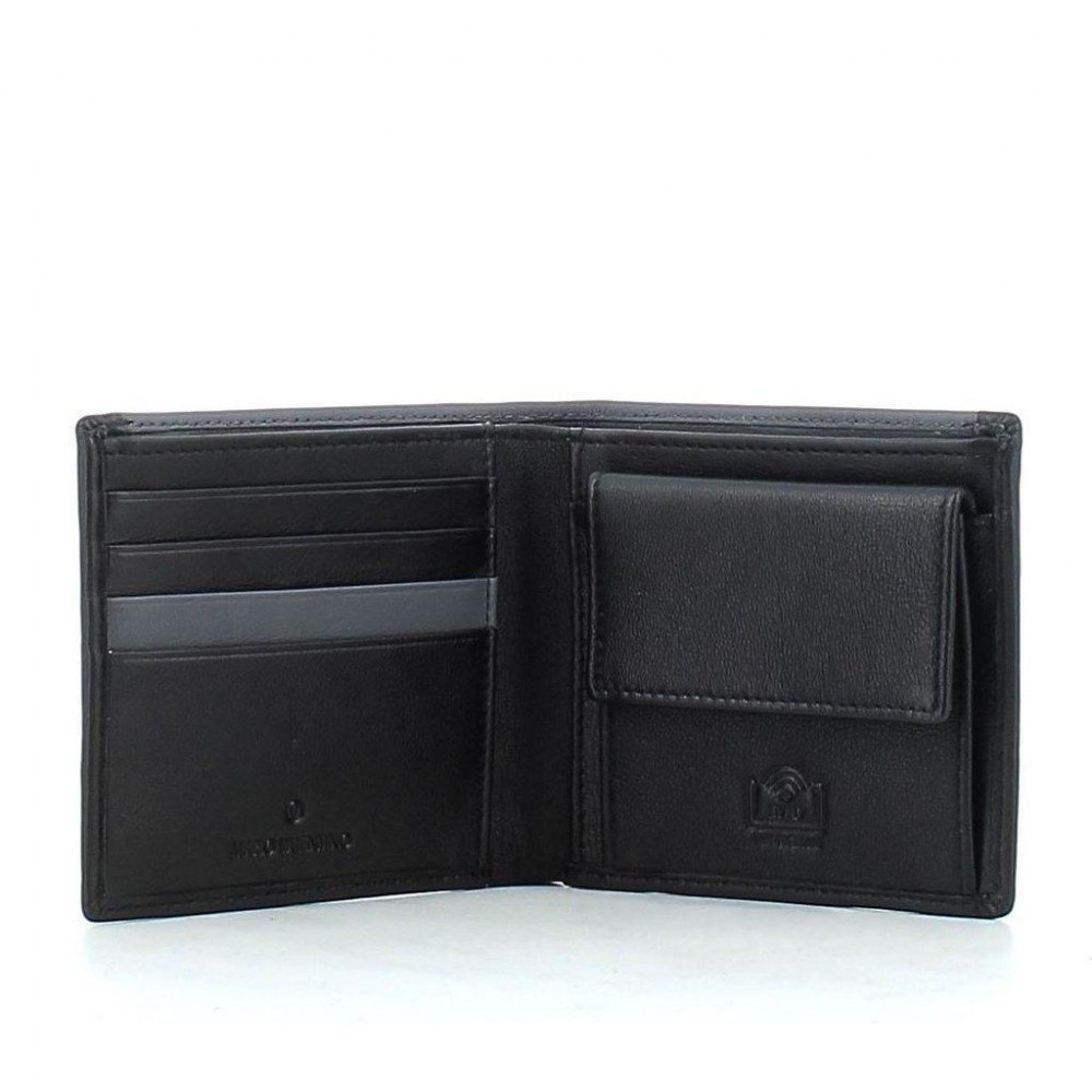Portafoglio in Pelle Uomo NERO VALENTINO LINEA RUSH