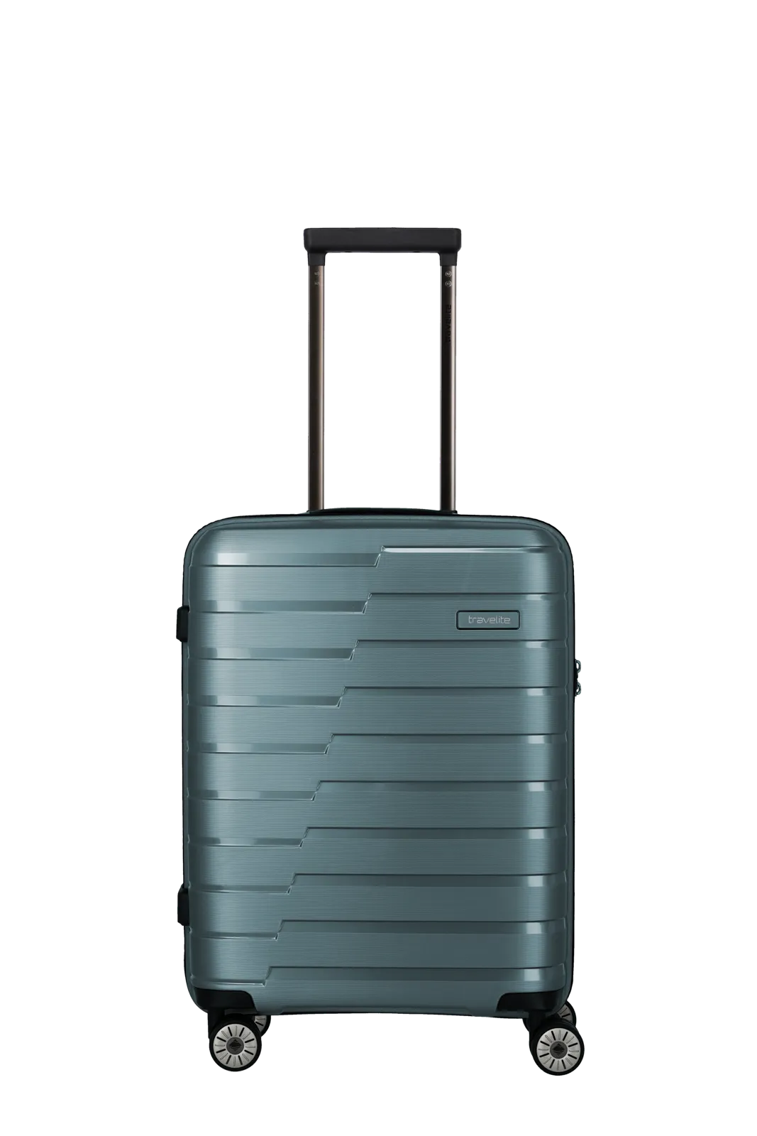 Set 3 trolley grande - medio - cabina blu ghiaccio Espandibile TRAVELITE Linea AIR BASE