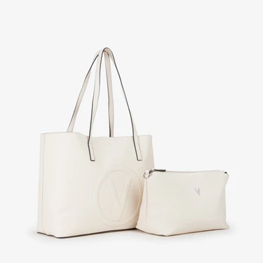 BORSA SHOPPER BEIGE VALENTINO LINEA SELENA RE