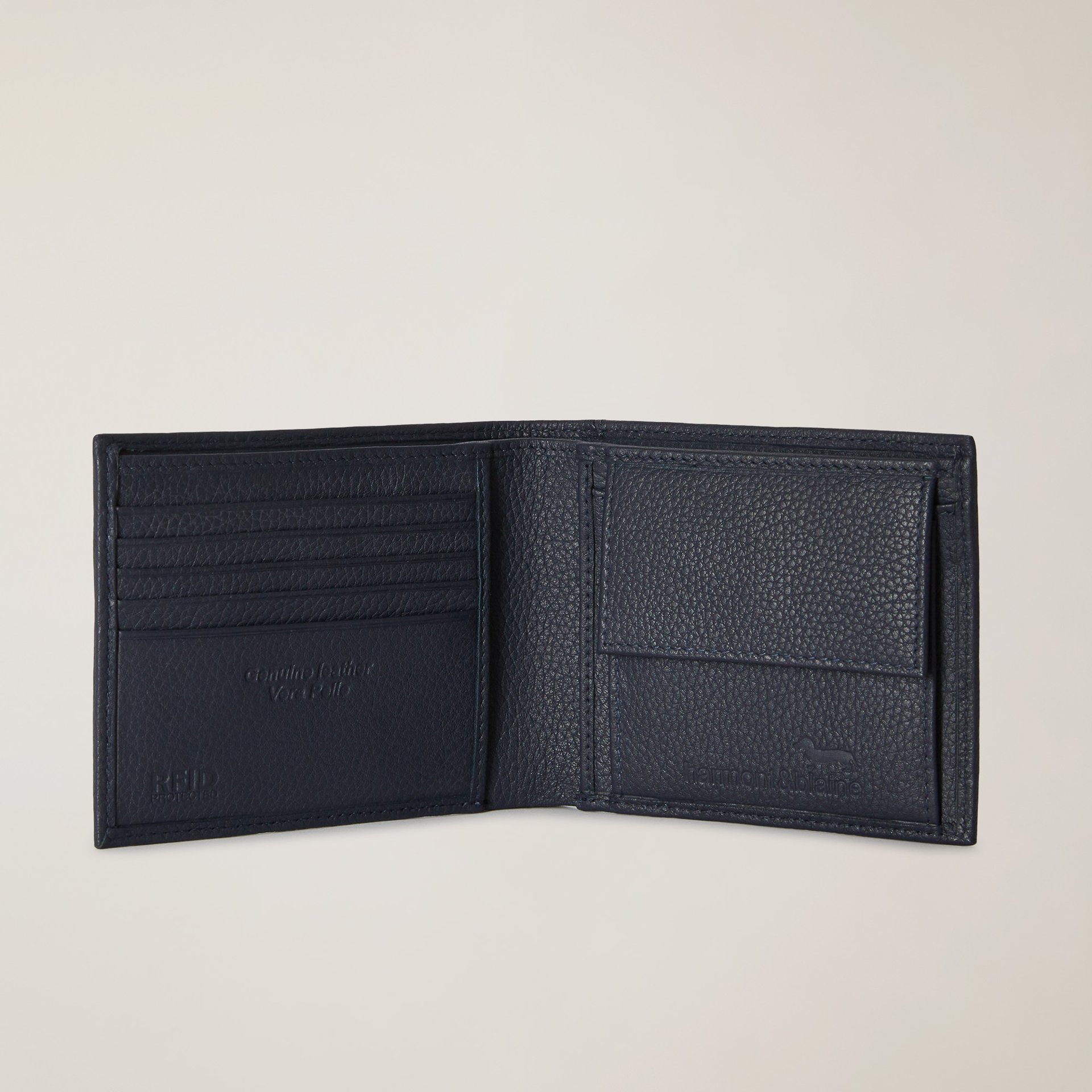 PORTAFOGLIO UOMO BLU Harmont & Blaine