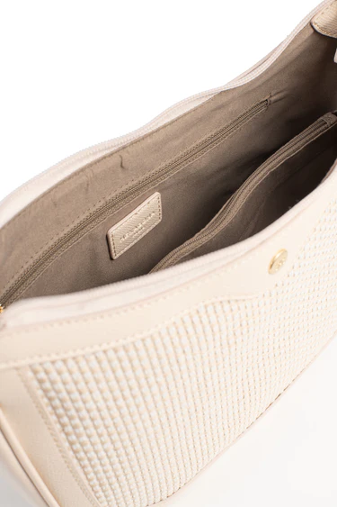 BORSA A TRACOLLA BEIGE 6520138 HEXAGONA LINEA GIUDITTA