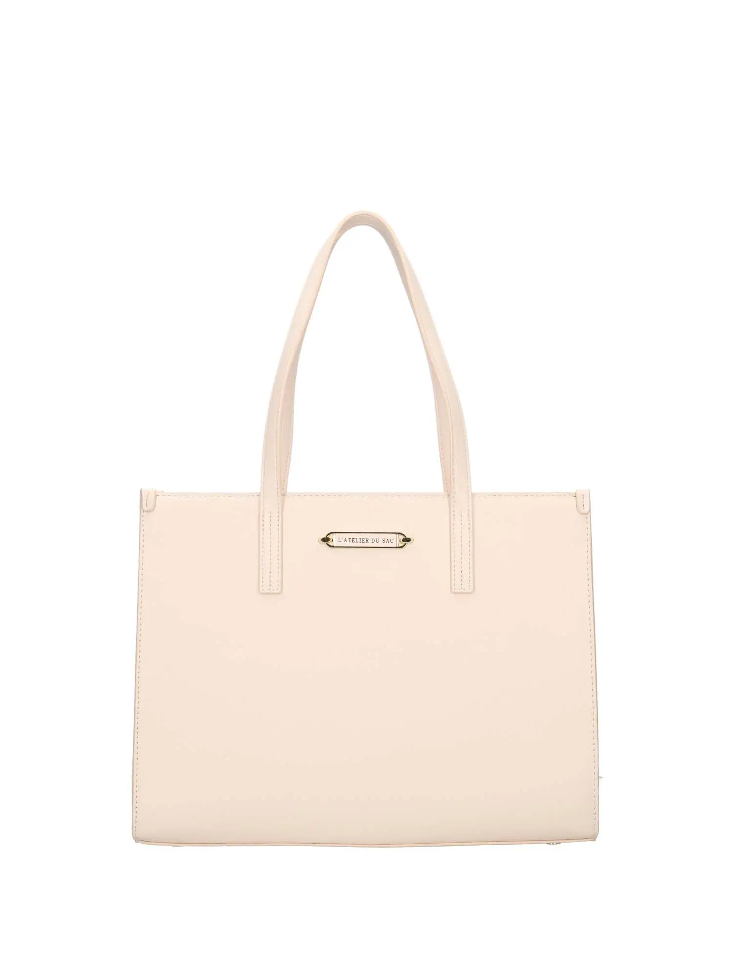 BORSA SHOPPER  ECRU 16993-DER-S5B-A L ATELIER DU SAC PAULETTE