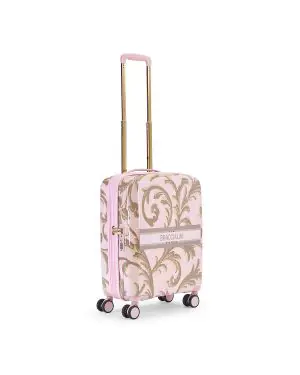 Set 3 trolley grande - medio - cabina + beauty case  Espandibile Flower BRACCIALINI ARTE