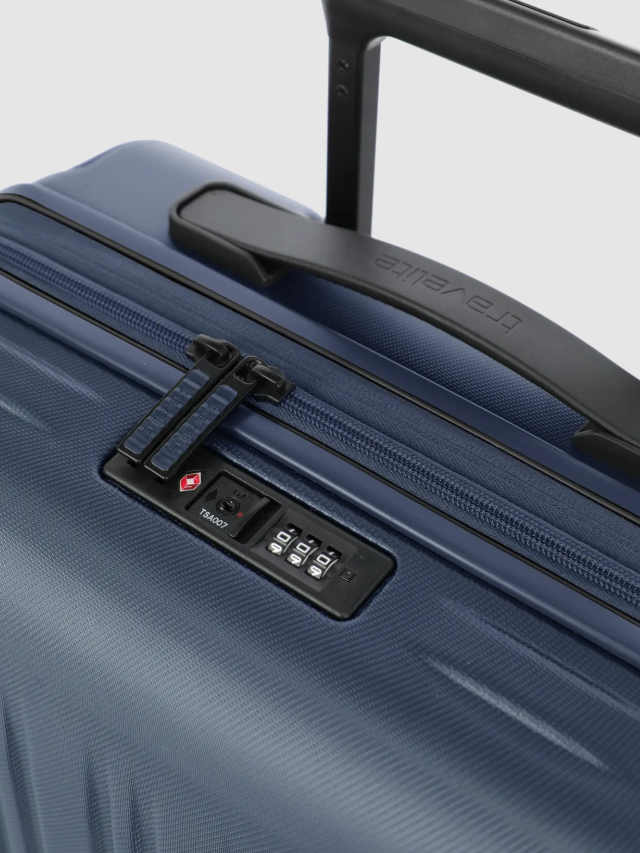 TROLLEY GRANDE L  4 ruote ESPANDIBILE  DENIMBLU TRAVELITE linea DYNAMIIC