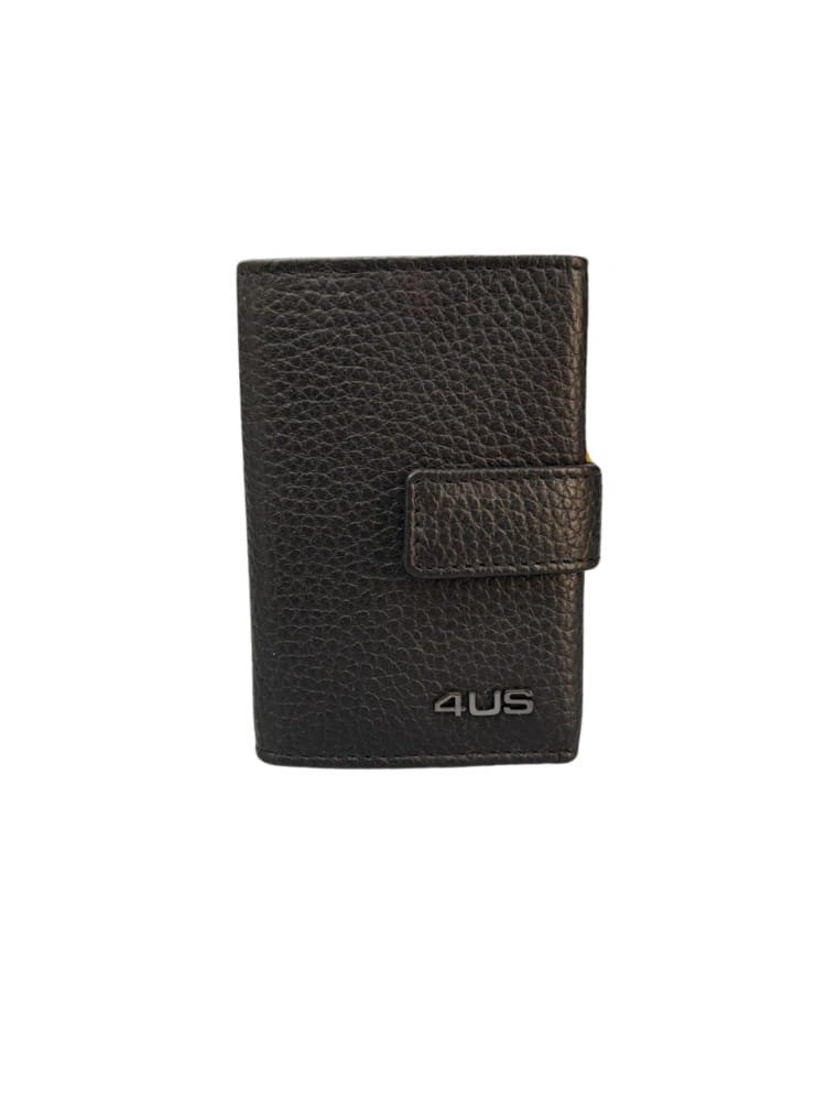 Porta Carte Credito pelle Clip   RFID Uomo nero CESARE  PACIOTTI 4SU