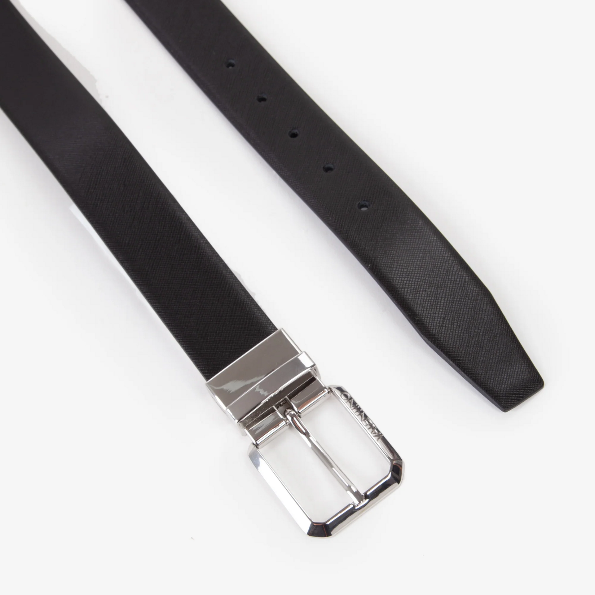 CINTURA UOMO DOUBLE  FACE NERO/BLU VCP5XQ01 VALENTINO Linea Marnier