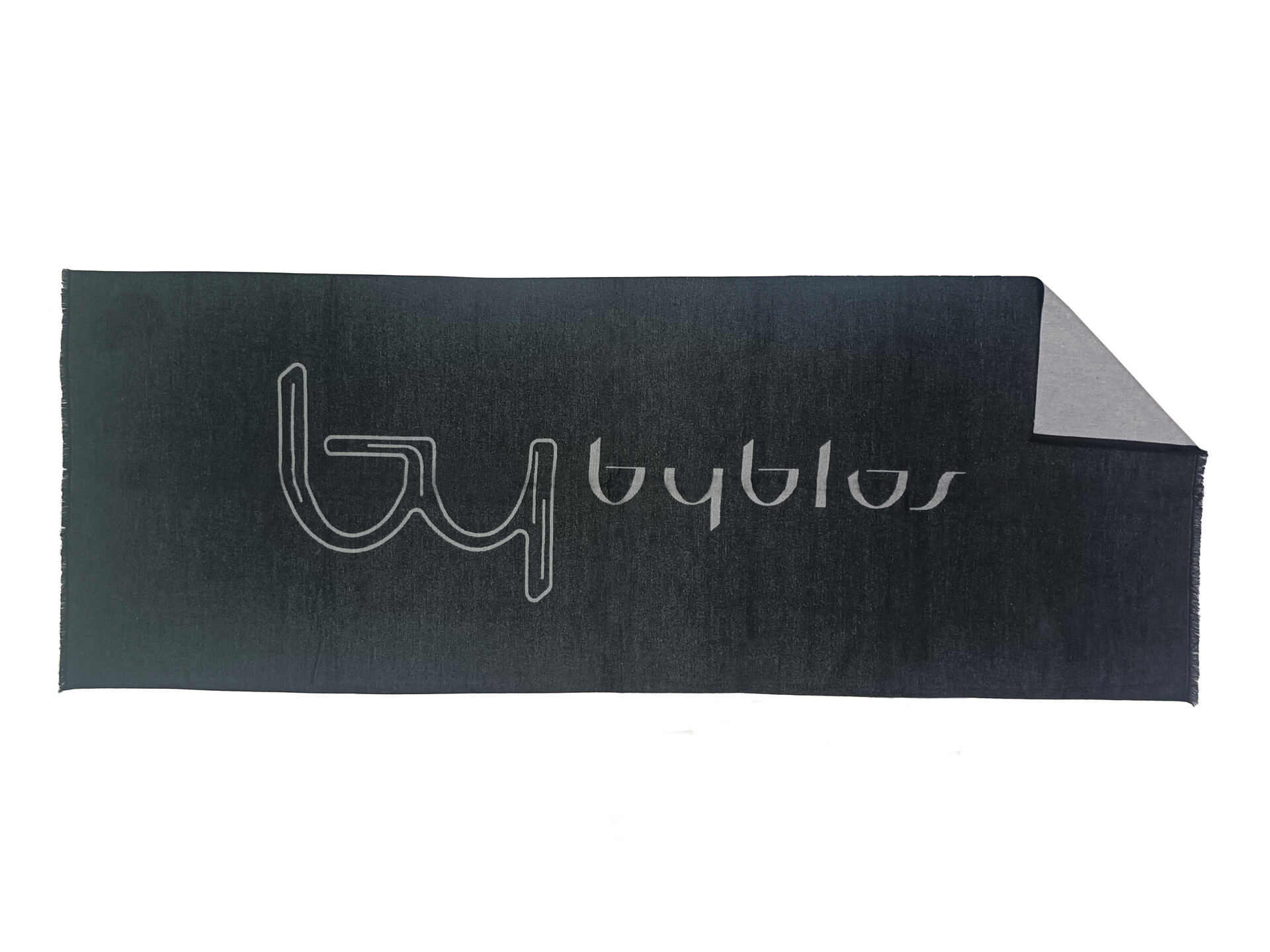 SCIARPA  DONNA  183 x 65 CM By Byblos LOGOMANIA DOUBLE