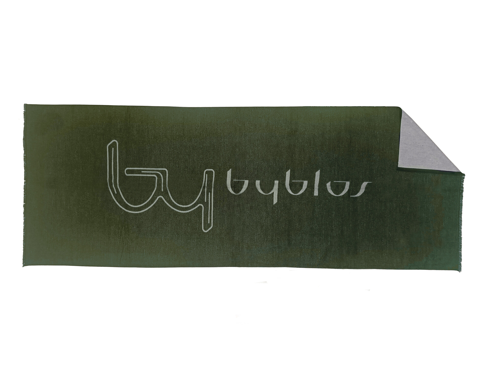 SCIARPA  DONNA  183 x 65 CM By Byblos LOGOMANIA DOUBLE