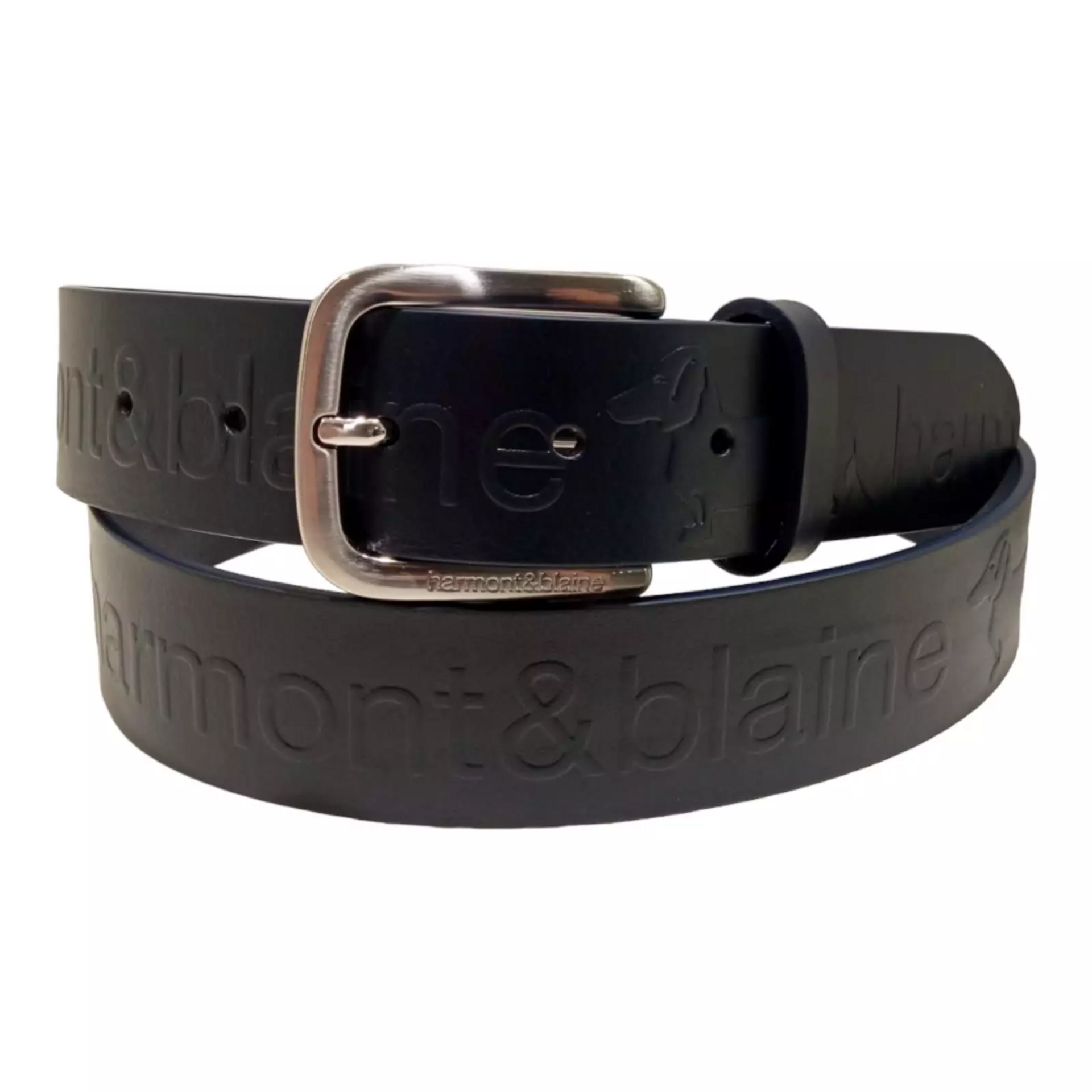 Cintura in pelle con bassotto all-over  CM 3.5 H2DPMH990054 Harmont & Blaine Belts pelle