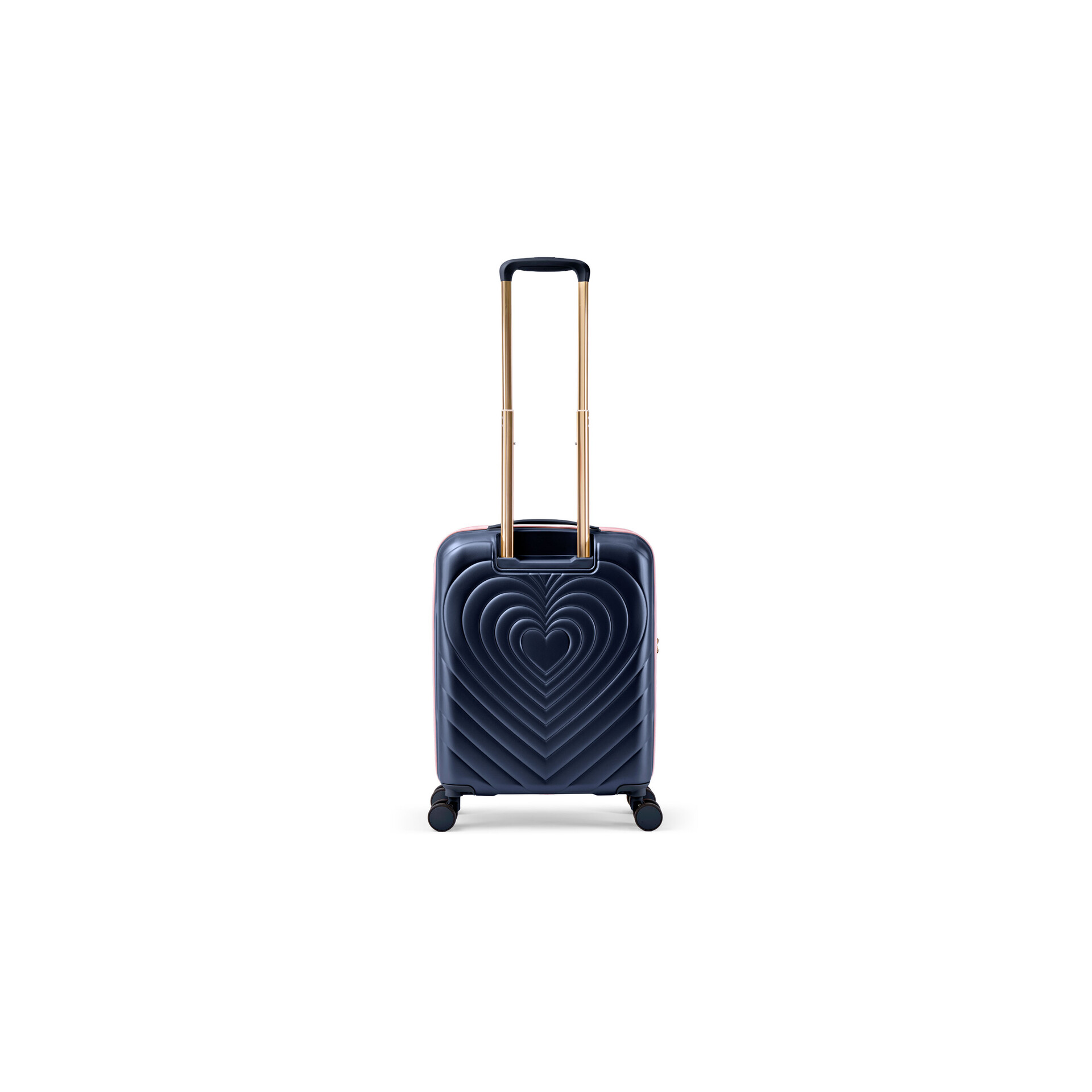 Trolley 4 ruote 55 cm  BLU BRACCIALINI LINEA O CORE