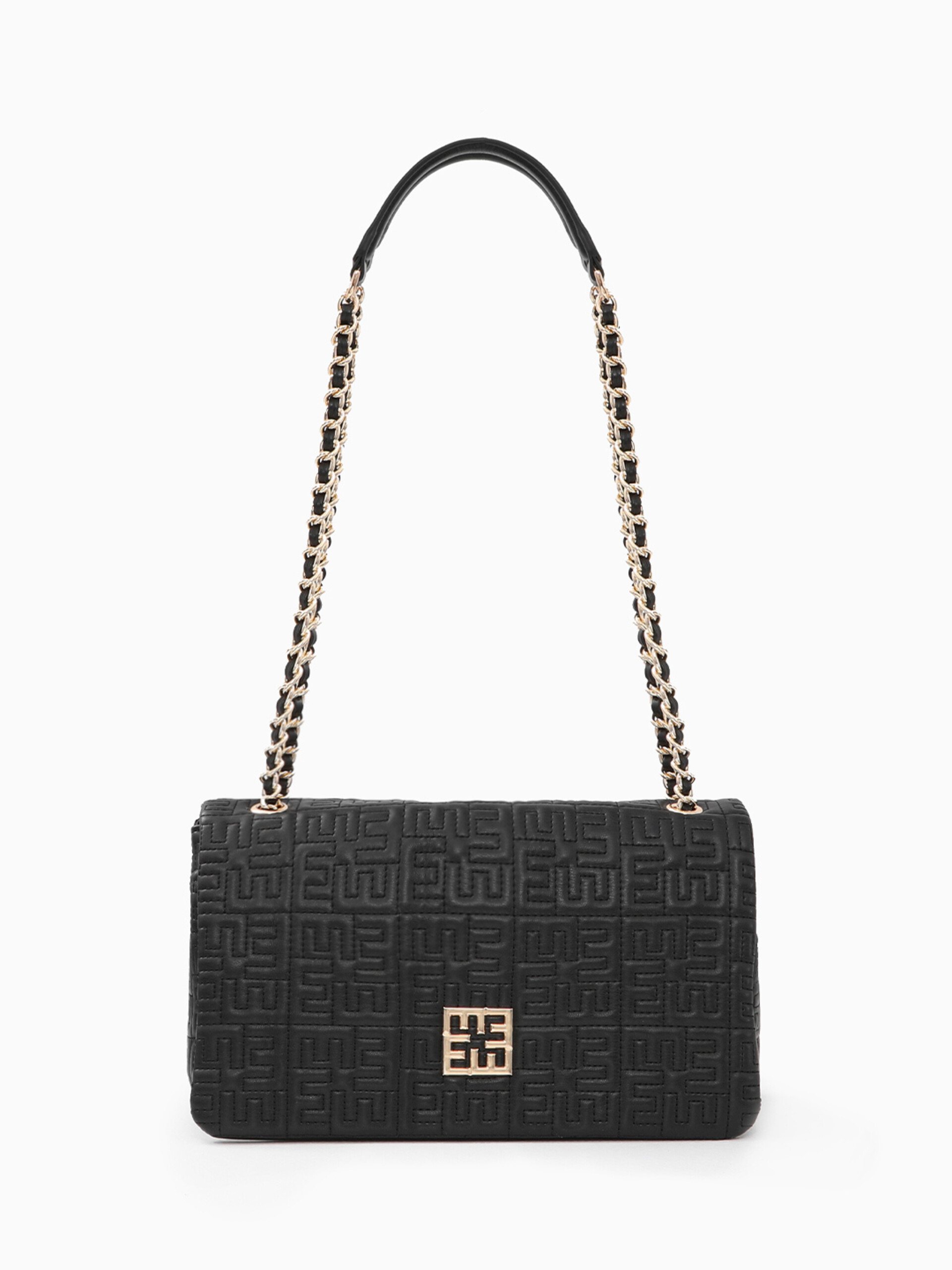 BORSA DOPPI MANICI CATENE NERA ERMANNO SCERVINO LINEA ROSEMARY
