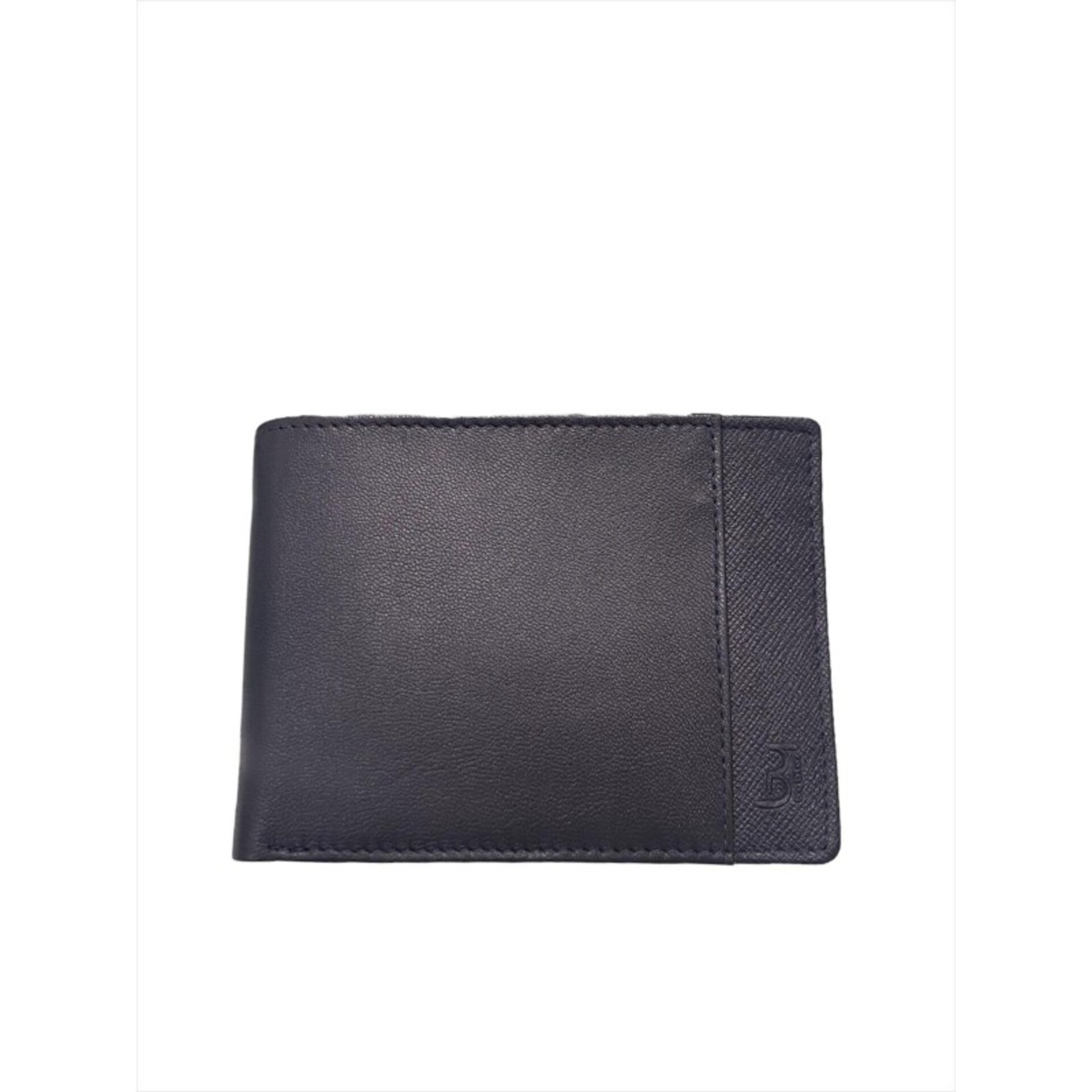PORTAFOGLIO PELLE  UOMO BLU CON RIBALTINA By Byblos LINEA ANSEL