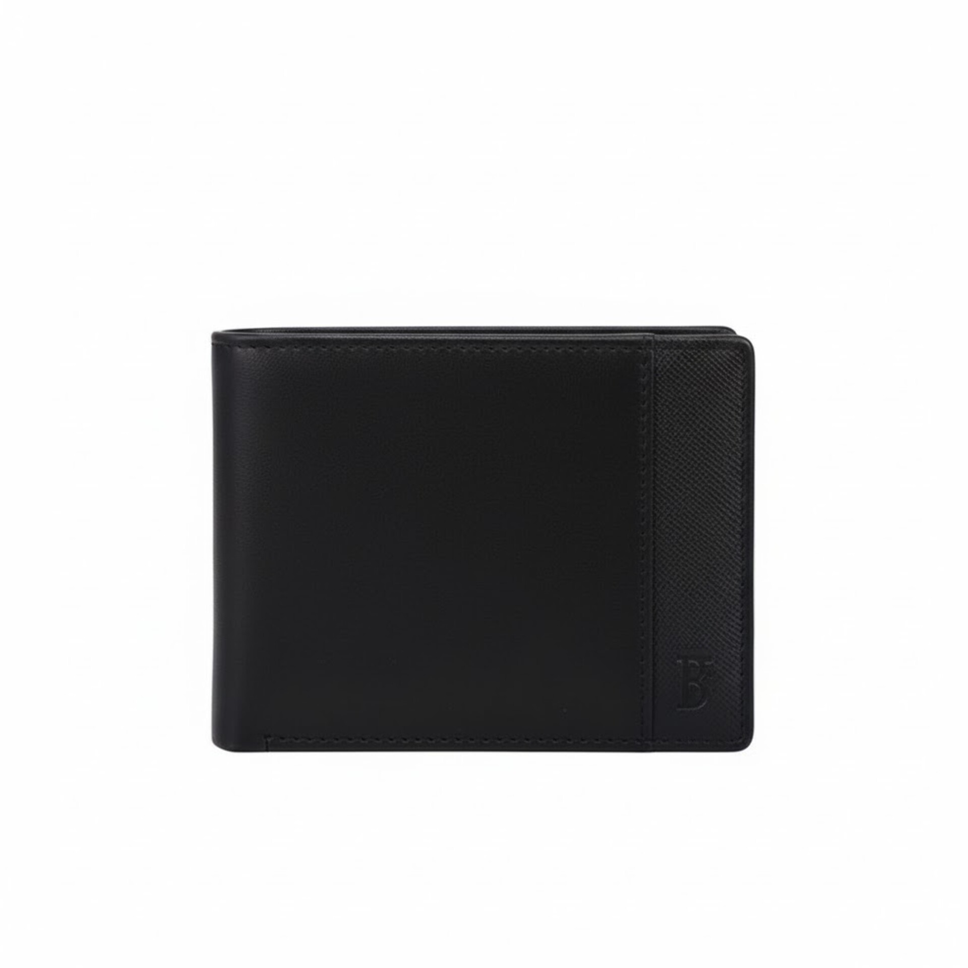PORTAFOGLIO PELLE  UOMO NERO CON RIBALTINA By Byblos LINEA ANSEL
