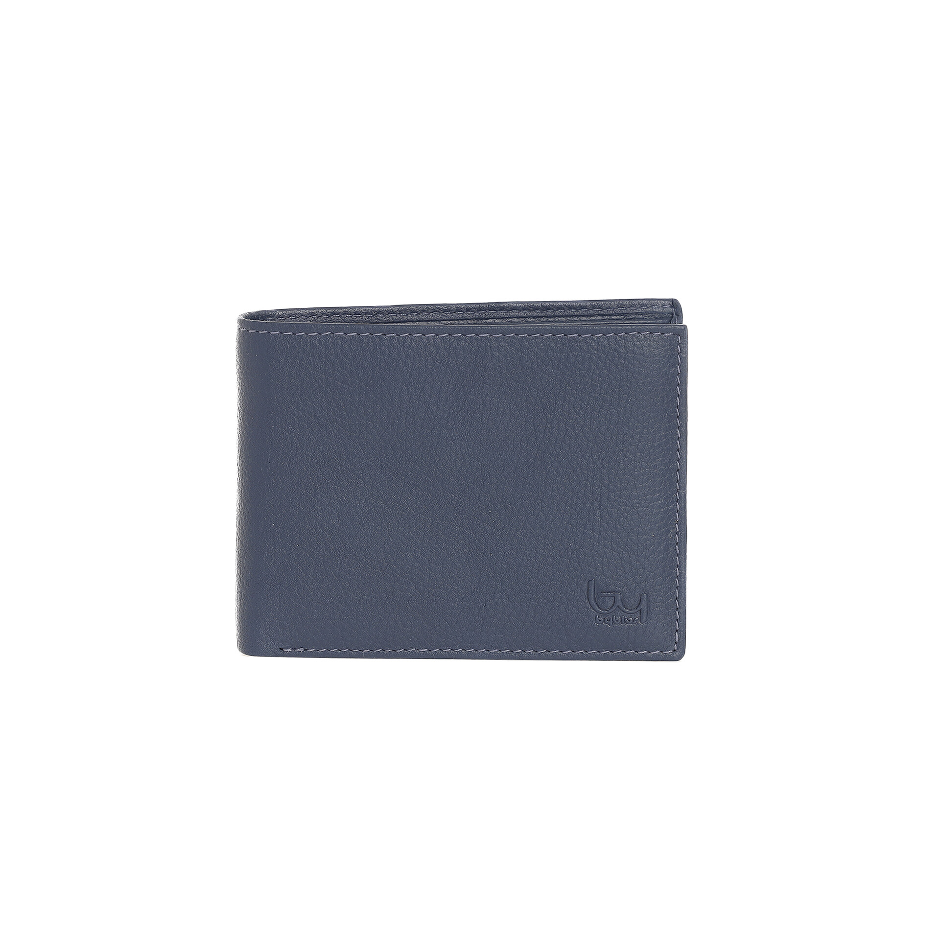 PORTAFOGLIO PELLE  UOMO BLU CON RIBALTINA By Byblos LINEA HYROBE