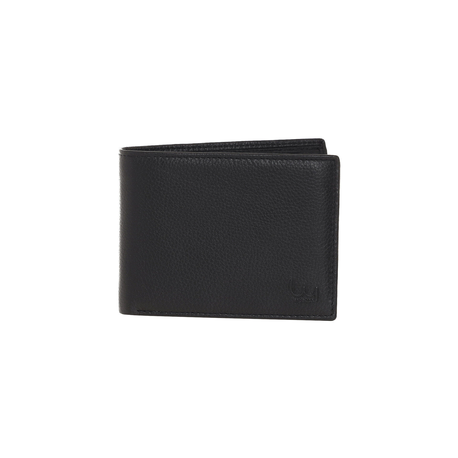 PORTAFOGLIO PELLE  UOMO NERO  CON RIBALTINA By Byblos LINEA HYROBE