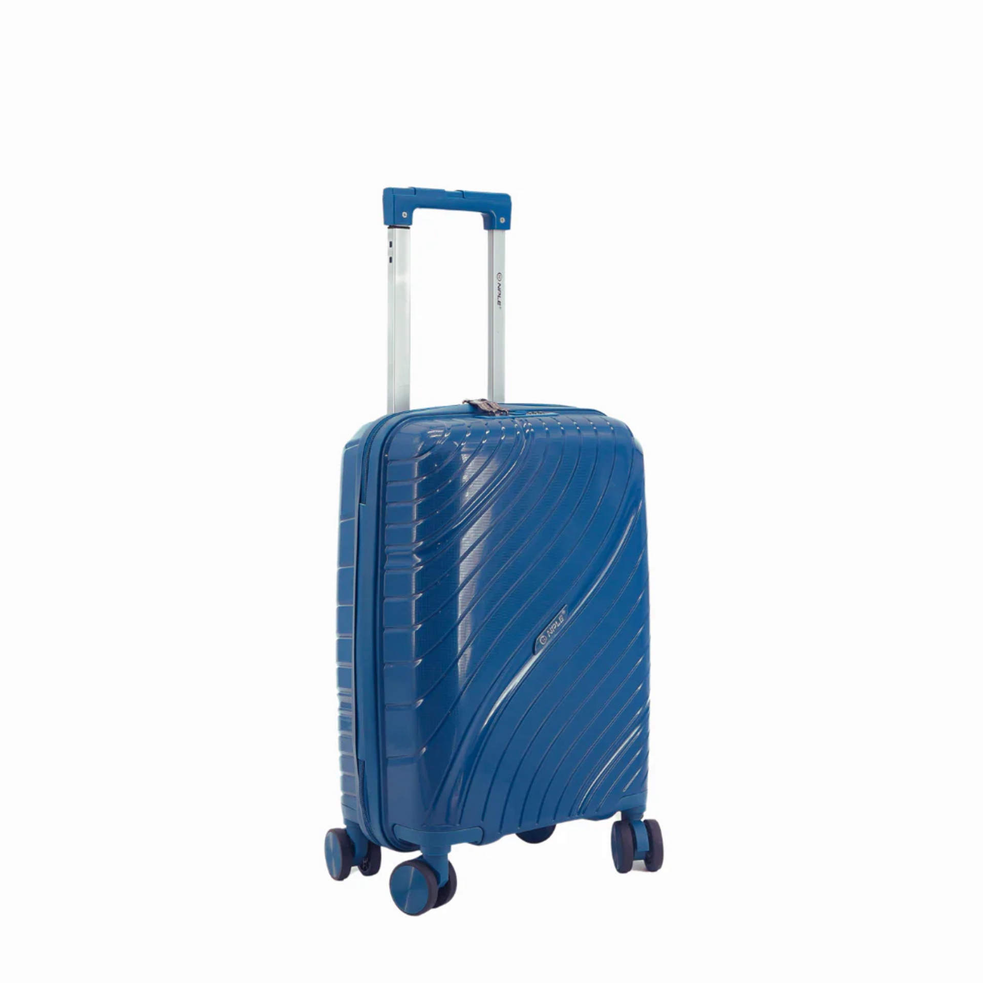 Set 4 trolley grande - medio - cabina-cabina p/c  BLU NPLE Linea travel guard pro