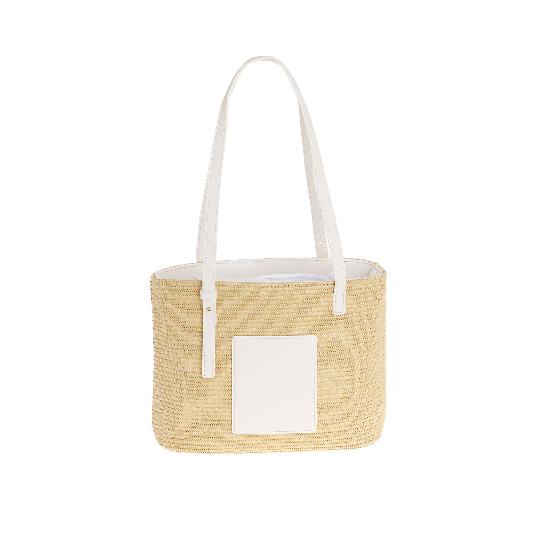BORSA SHOPPER  PAGLIA INTRECCIATA BYBS86B01 By Byblos LINEA TESSUTO ECOPELLE
