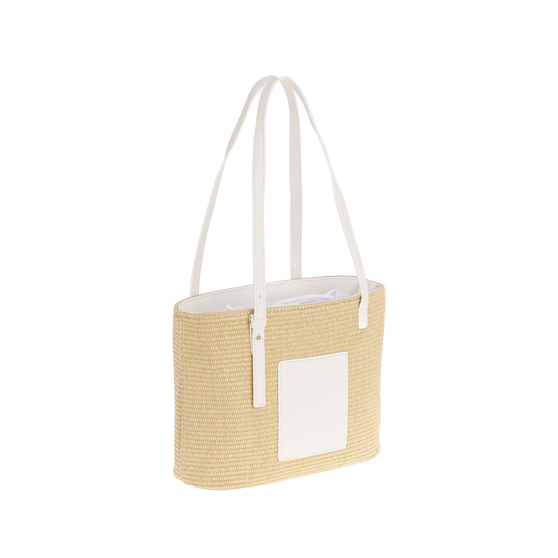BORSA SHOPPER  PAGLIA INTRECCIATA BYBS86B01 By Byblos LINEA TESSUTO ECOPELLE