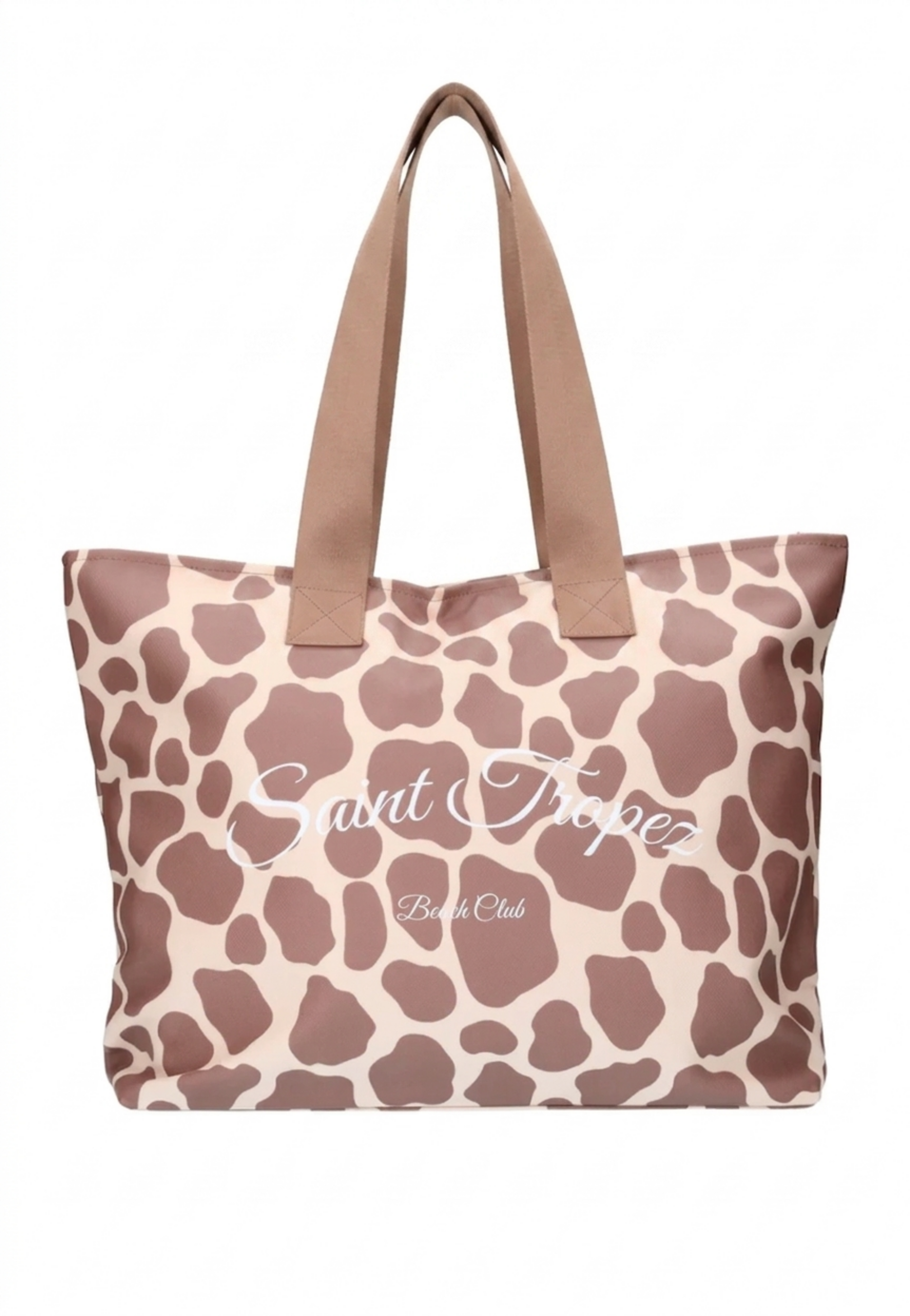 BORSA SHOPPER MARE  TESSUTO GOMMATO BROWN KUVE linea ATLANTIS