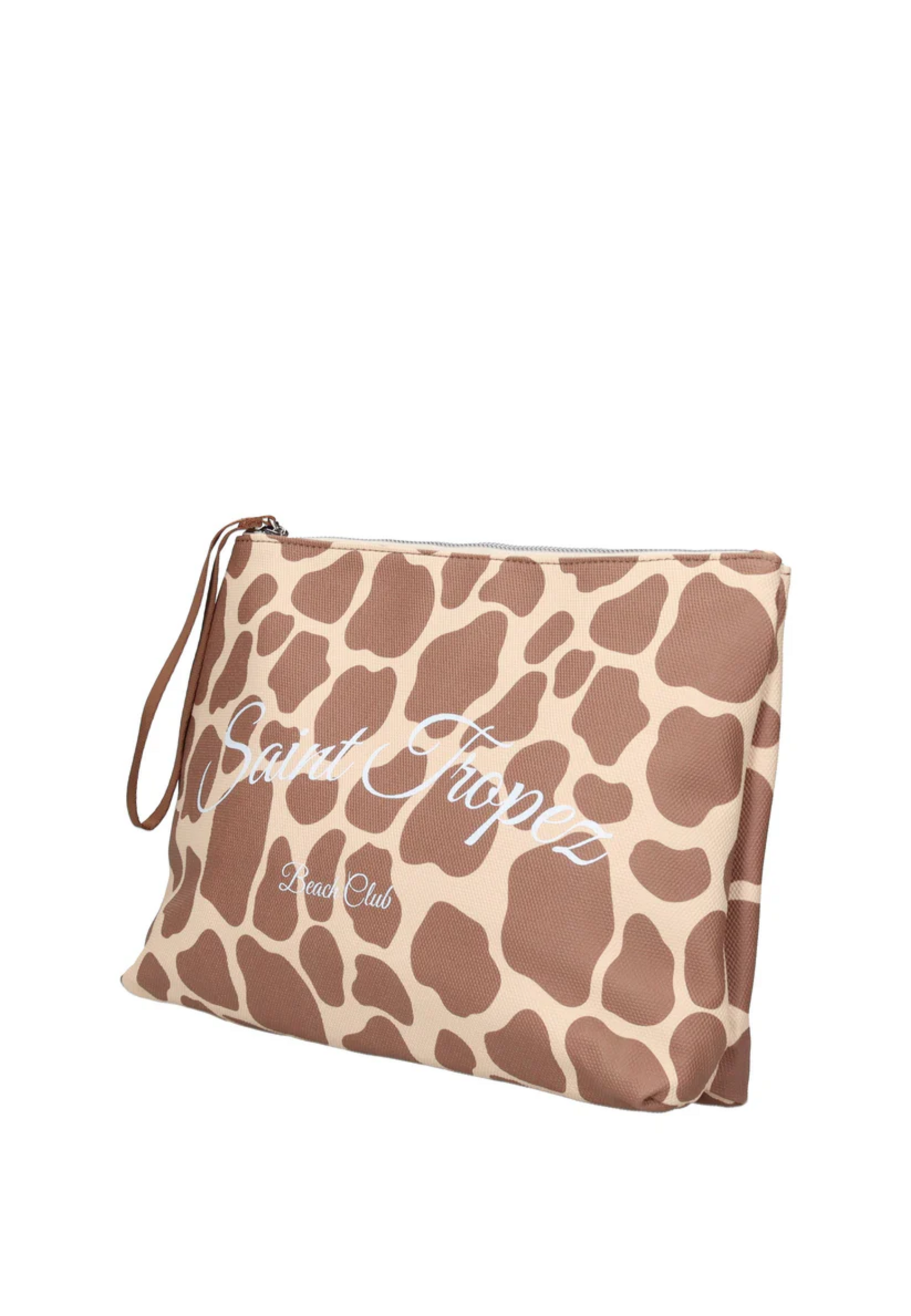 POCHETTE MARE TESSUTO GOMMATO BROWN KUVE linea ATLANTIS
