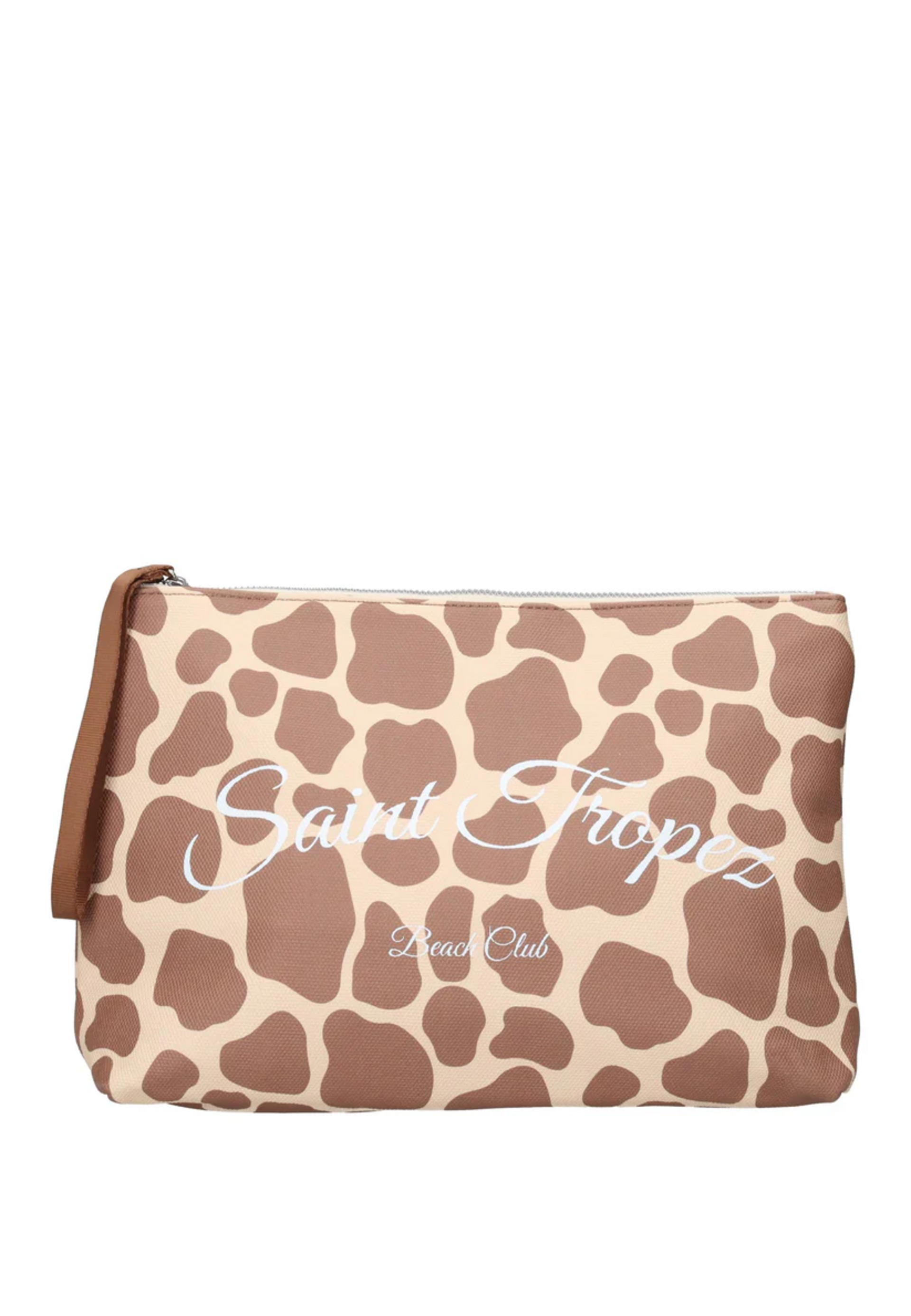 POCHETTE MARE TESSUTO GOMMATO BROWN KUVE linea ATLANTIS