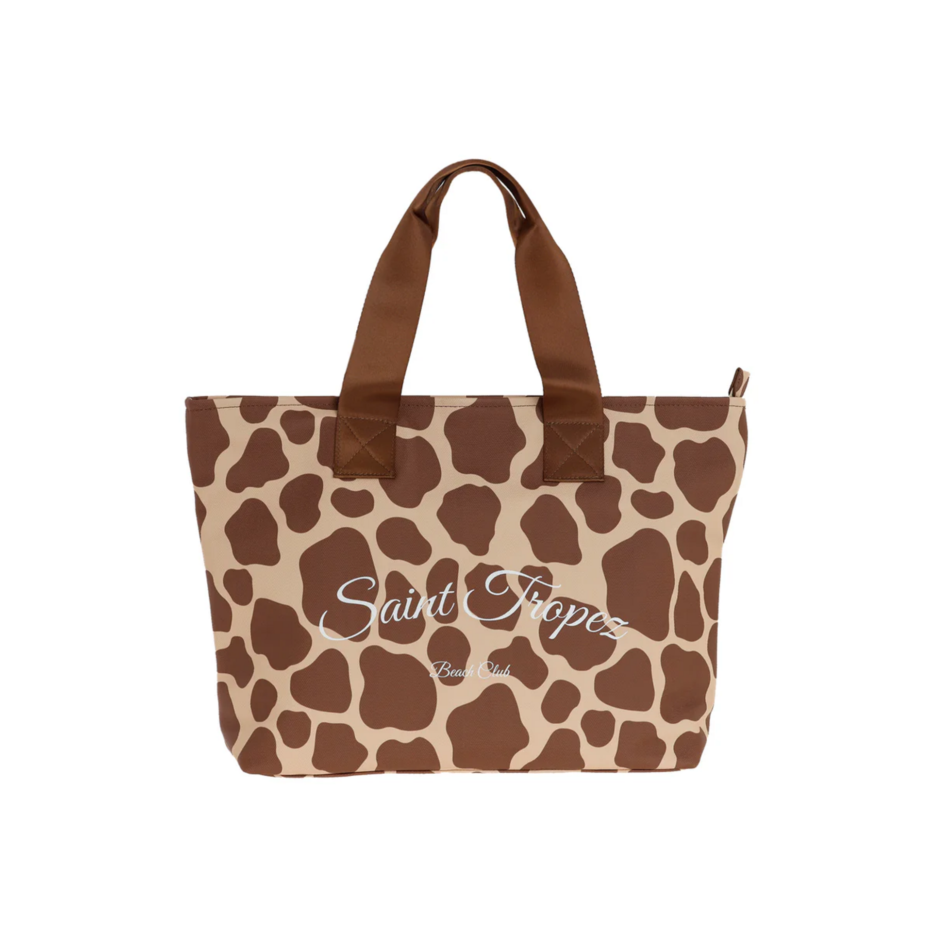 BORSA   SHOPPER  MEDIUM   TESSUTO GOMMATO BROWN KUVE linea ATLANTIS