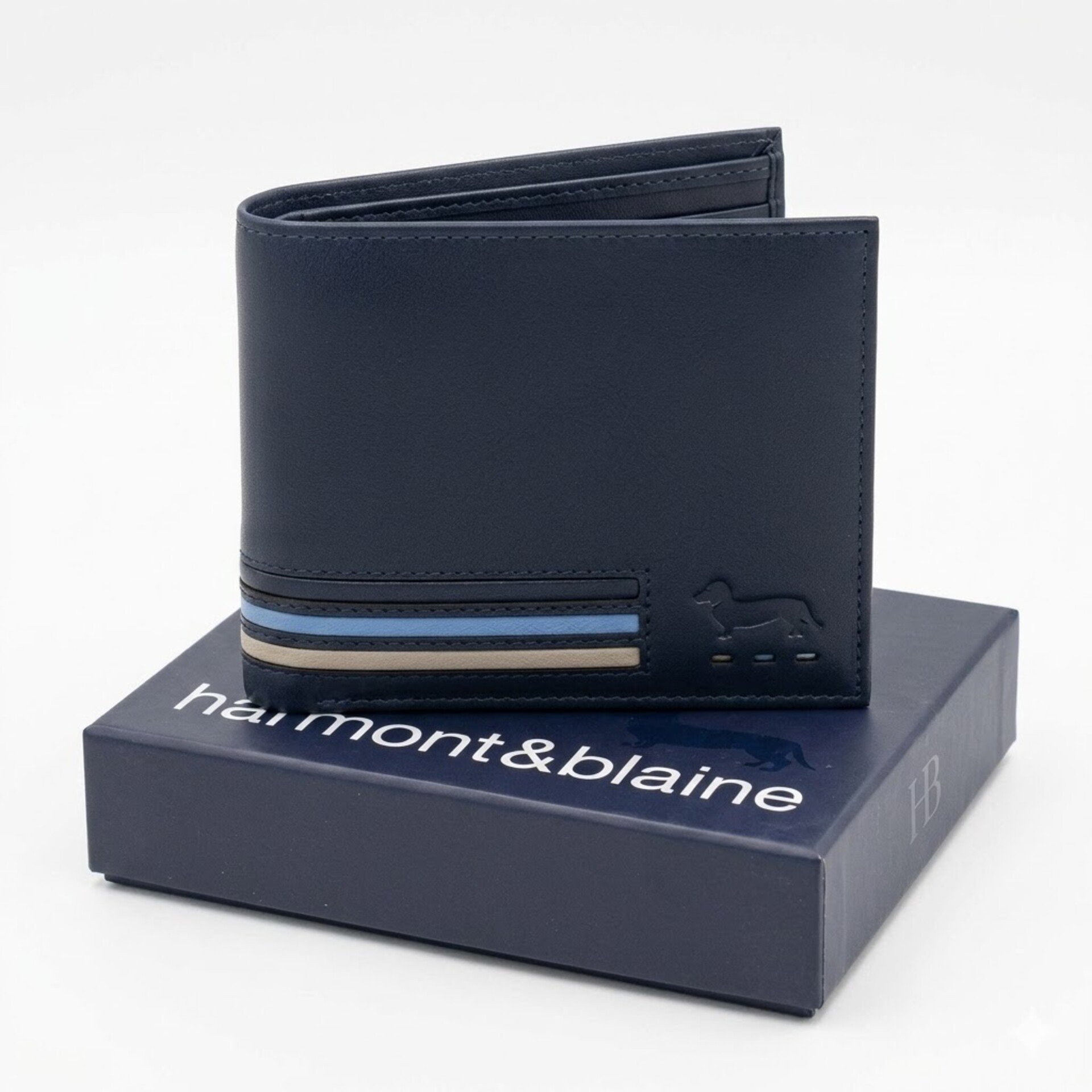 PORTAFOGLIO UOMO BLU Harmont & Blaine PEDRO