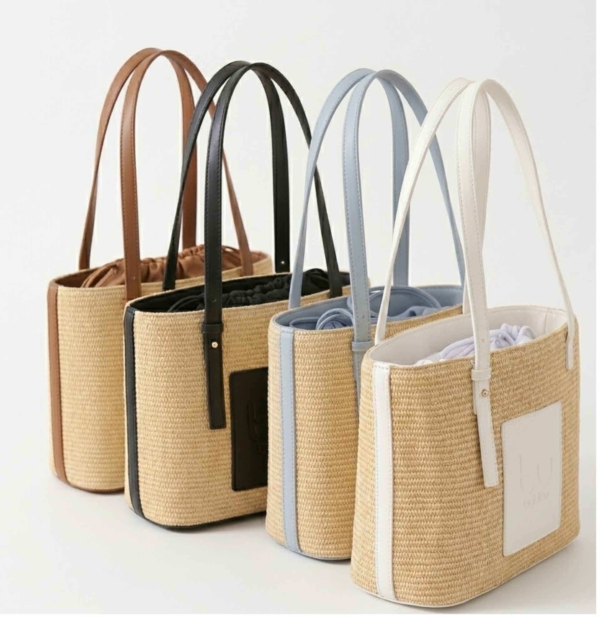 BORSA SHOPPER  PAGLIA INTRECCIATA BYBS86B01 By Byblos LINEA TESSUTO ECOPELLE
