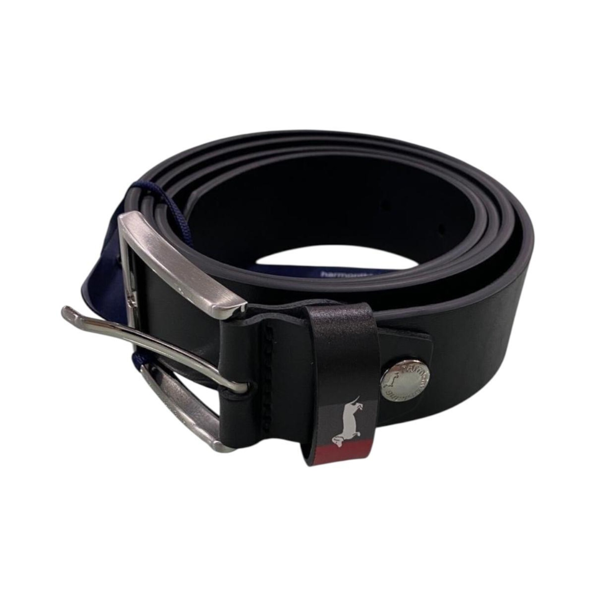 Cintura in pelle Nera   cm 3.5 accorciabile Harmont & Blaine Linea Man  Belts